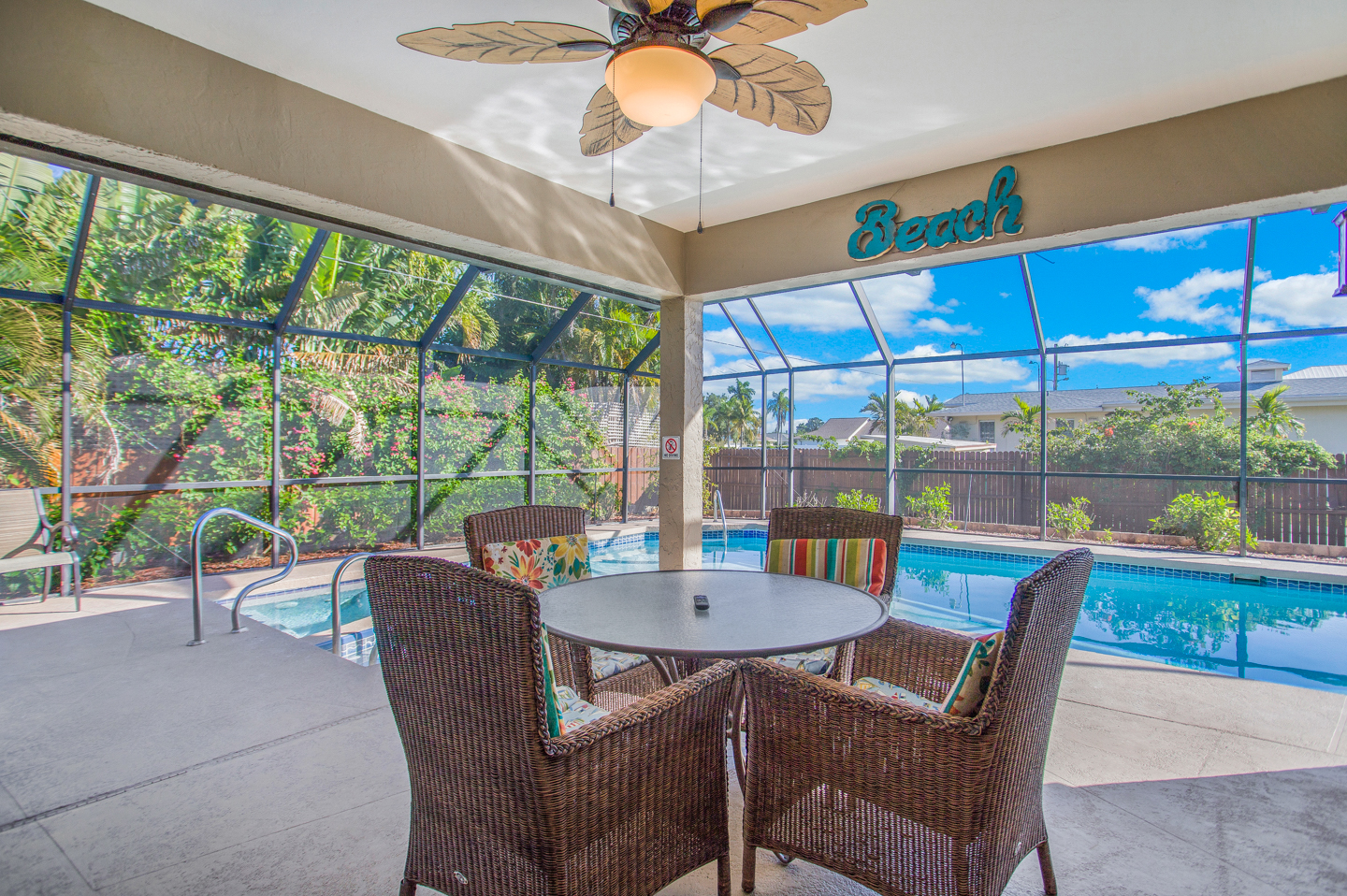 Gazebo Pool House — Heated Pool, Spa, Gazebo, Grill, Near Vanderbilt Beach